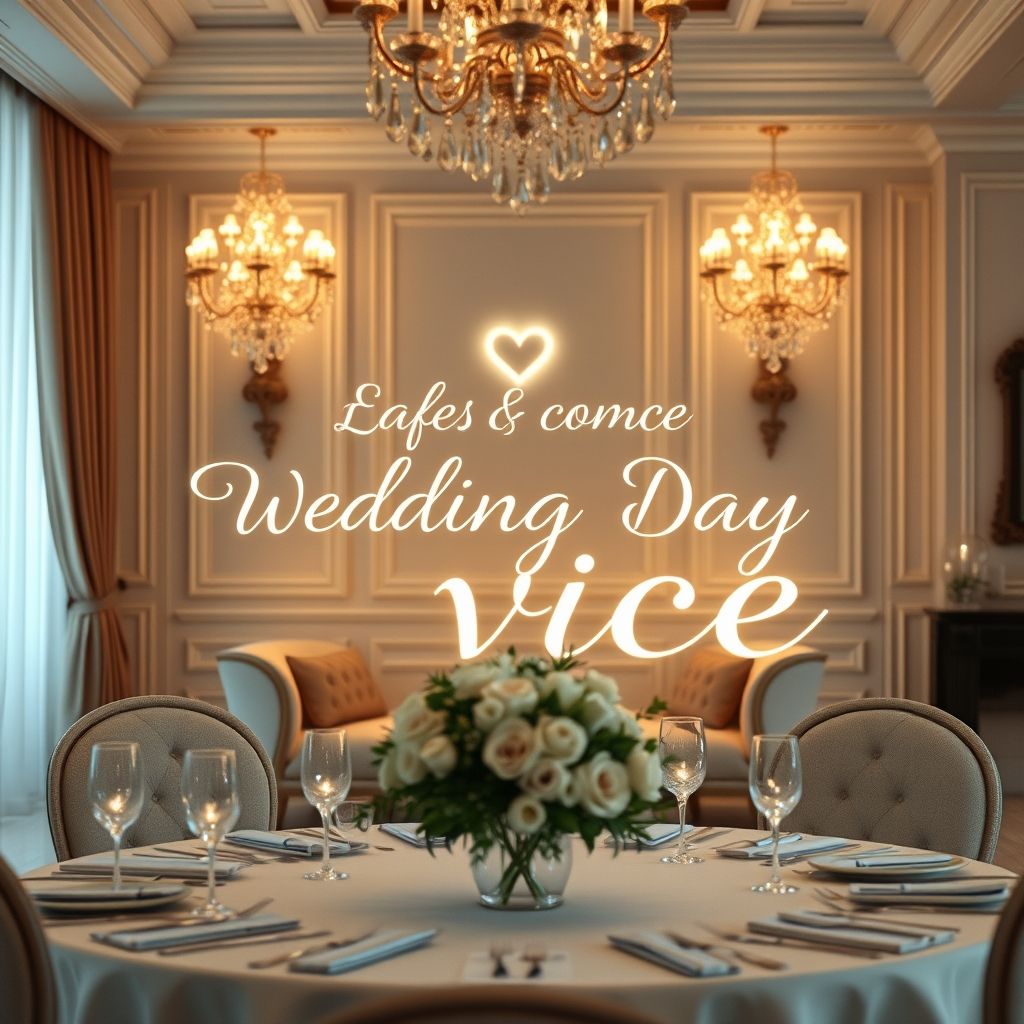 คำแนะนำวันดีแต่งงาน